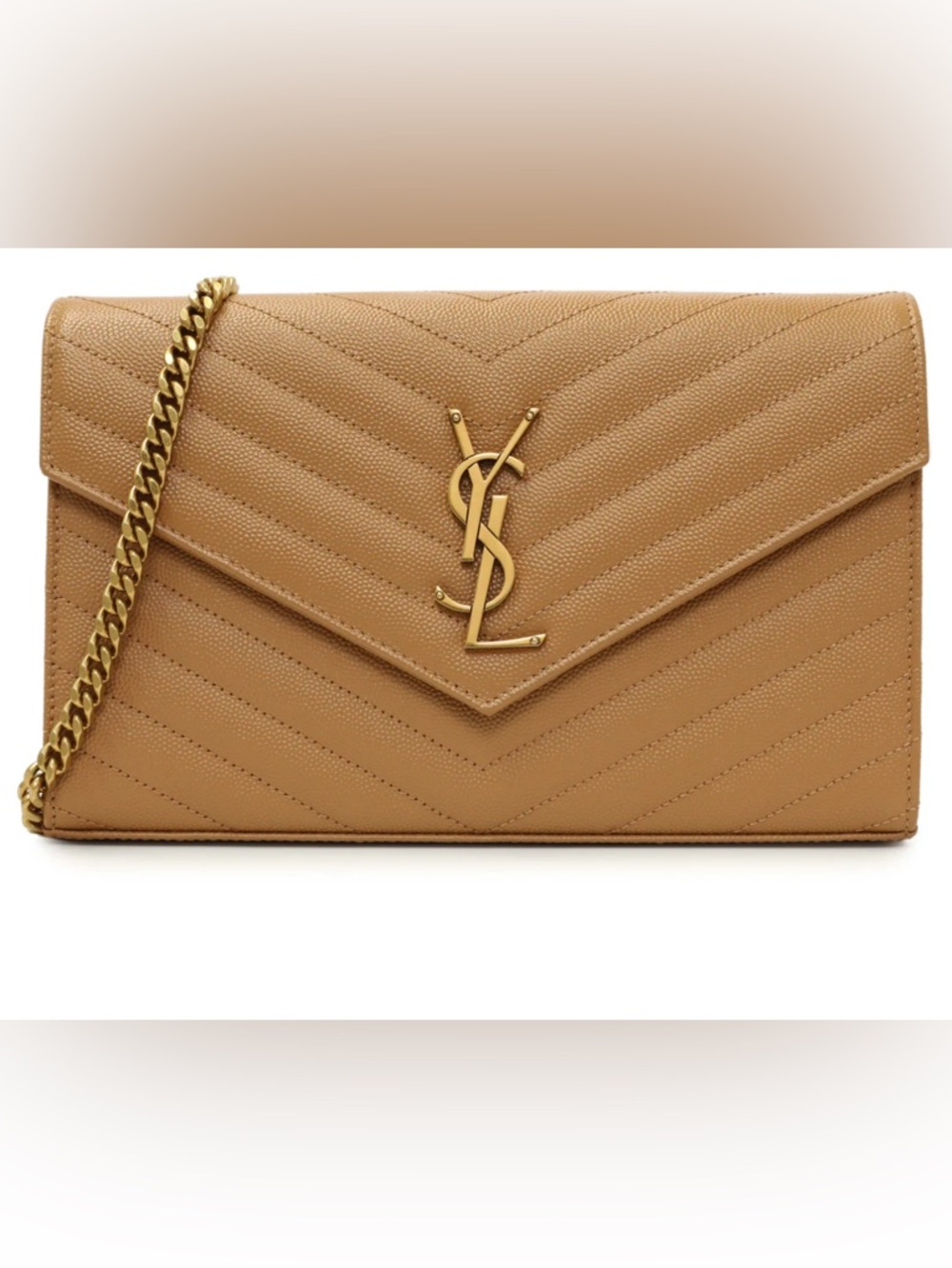 Saint Laurent Quilted  medium Casandra Envelope on chain - NEW - limited Ed.